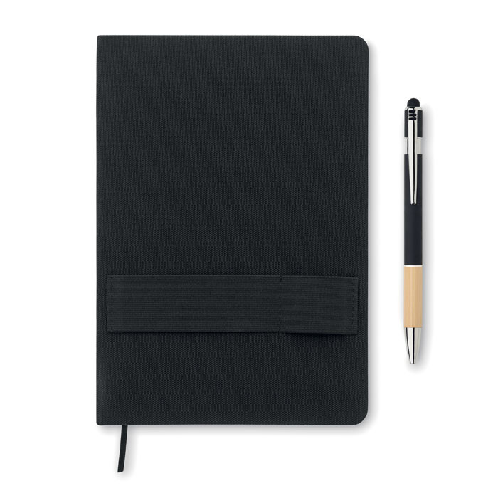 Nota A5 RPET hard cover notebook.