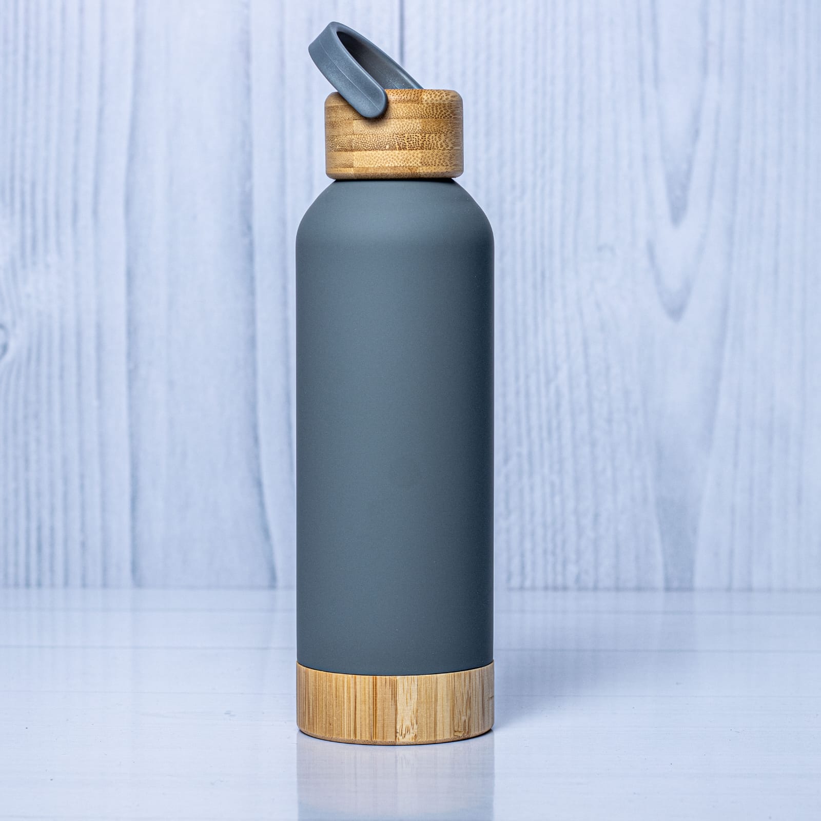 Bamboo Base-Lid Flask