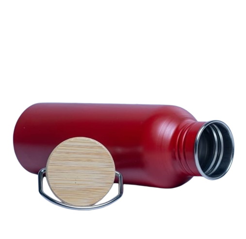 Whitney Steel - Bamboo Lid Bottle
