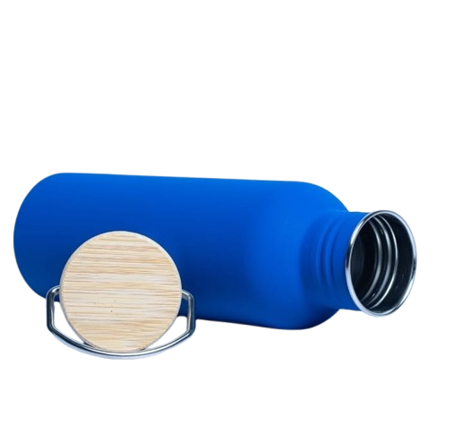 Whitney Steel - Bamboo Lid Bottle