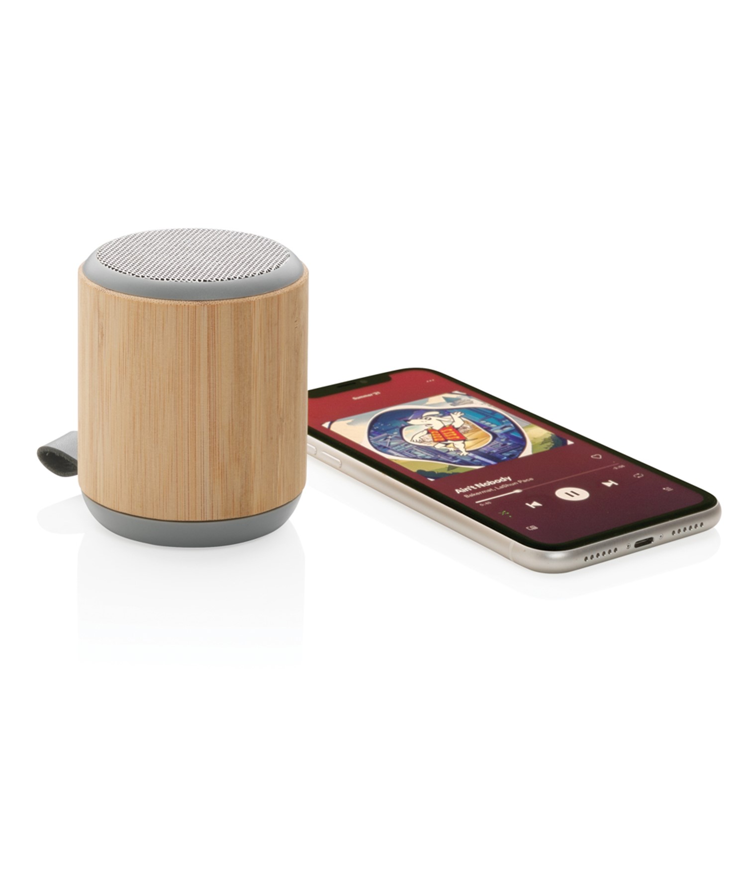 Soundz Bamboo and fabric Wireless Speaker
