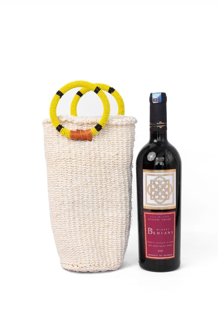 Afrique Woven Wine Holder
