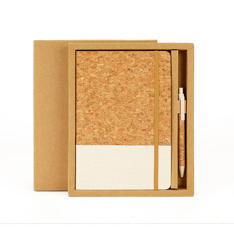 Kumisa Cork Hardcover Notebook-Pen Set