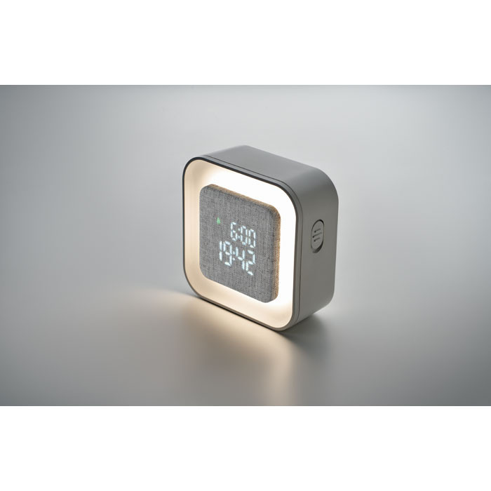 LUCE Recycled ABS and RPET LED alarm clock