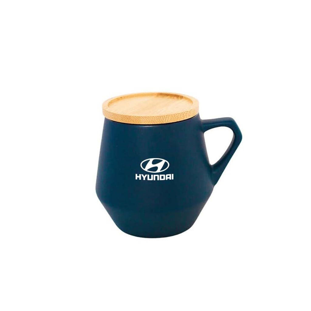 SEVILLA - eco-neutral Ceramic Mug with Bamboo Lid - Dark Green