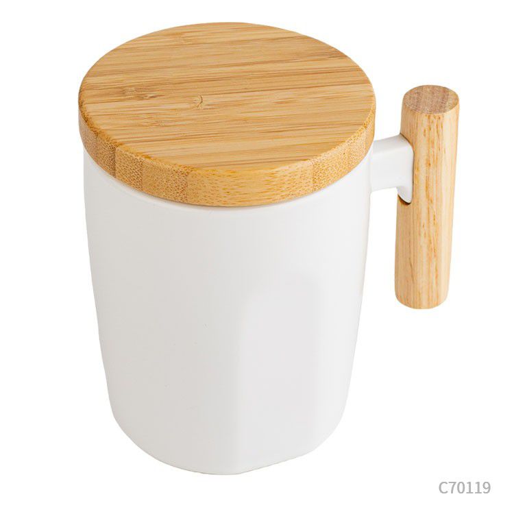 Wooder Ceramic Bamboo Mug