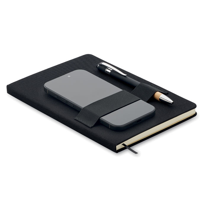 Nota A5 RPET hard cover notebook.