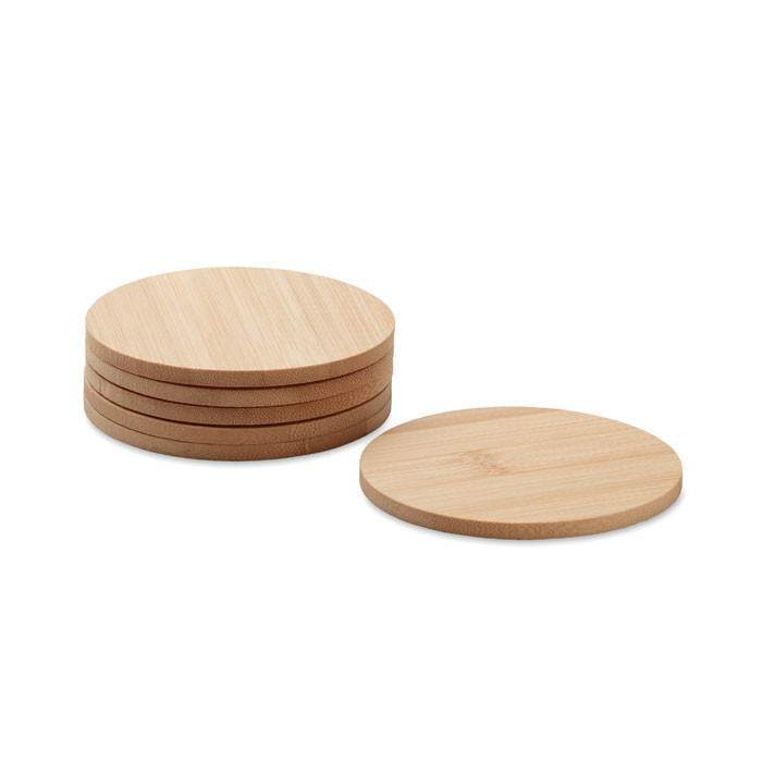 Bayin Bamboo Coasters Set