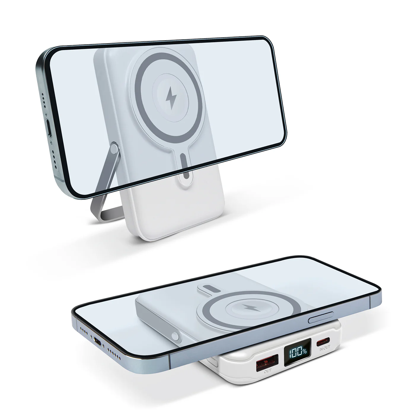 PowerMag Pro Wireless Charging Battery & Desktop Stand 10000mAH