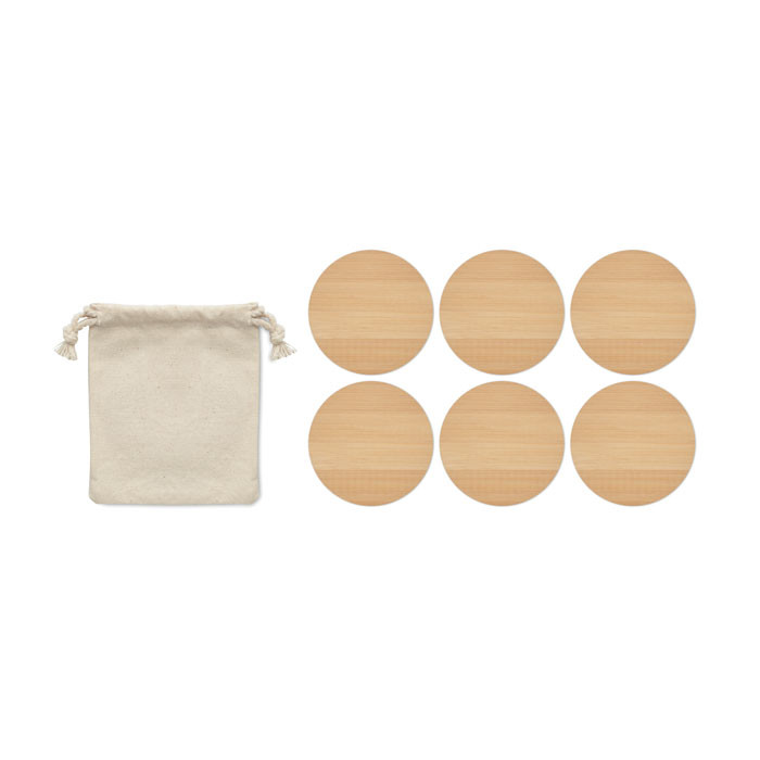 Bayin Bamboo Coasters Set