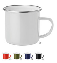 Plateado Metal Vintage Mug 350 ml.