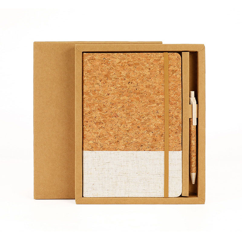Kumisa Cork Hardcover Notebook-Pen Set