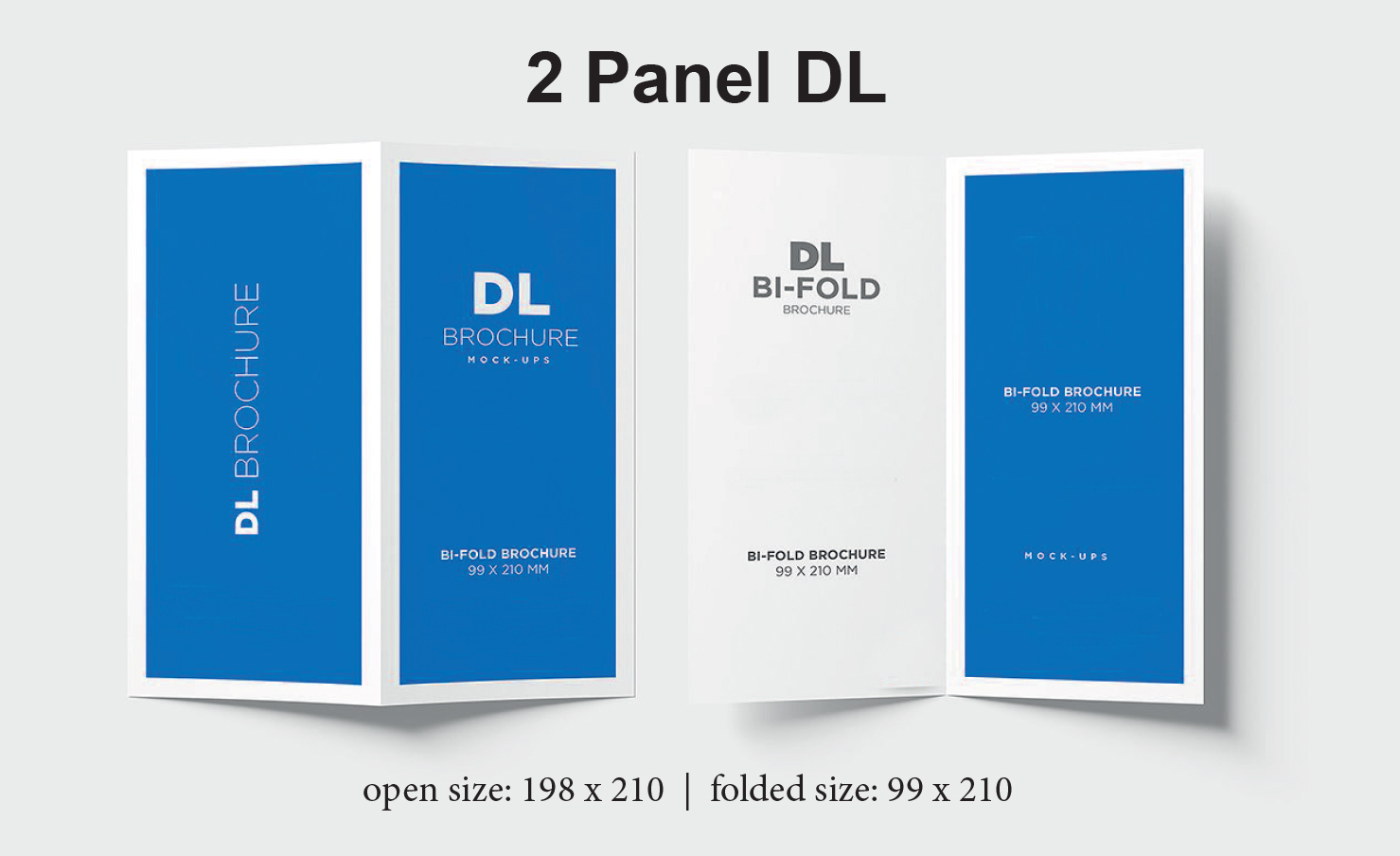 A4 Leaflets BI FOLD Double Sided Glossy 135gsm