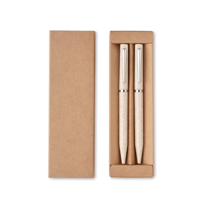 Peat Wheat straw/ABS pen set