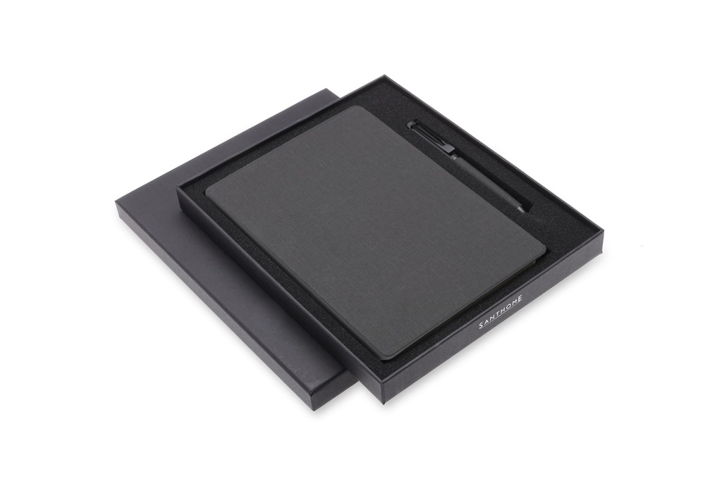 VARDIM - CHANGE ZERO Sustainable Gift Set with Refillable Notebook & Pen - Grey