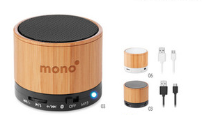Round Bamboo 4.2 wireless speaker