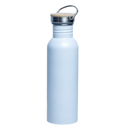 Whitney Steel - Bamboo Lid Bottle