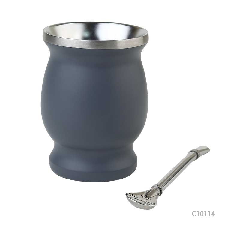 Yerba Mate Cup & Straw 250ml
