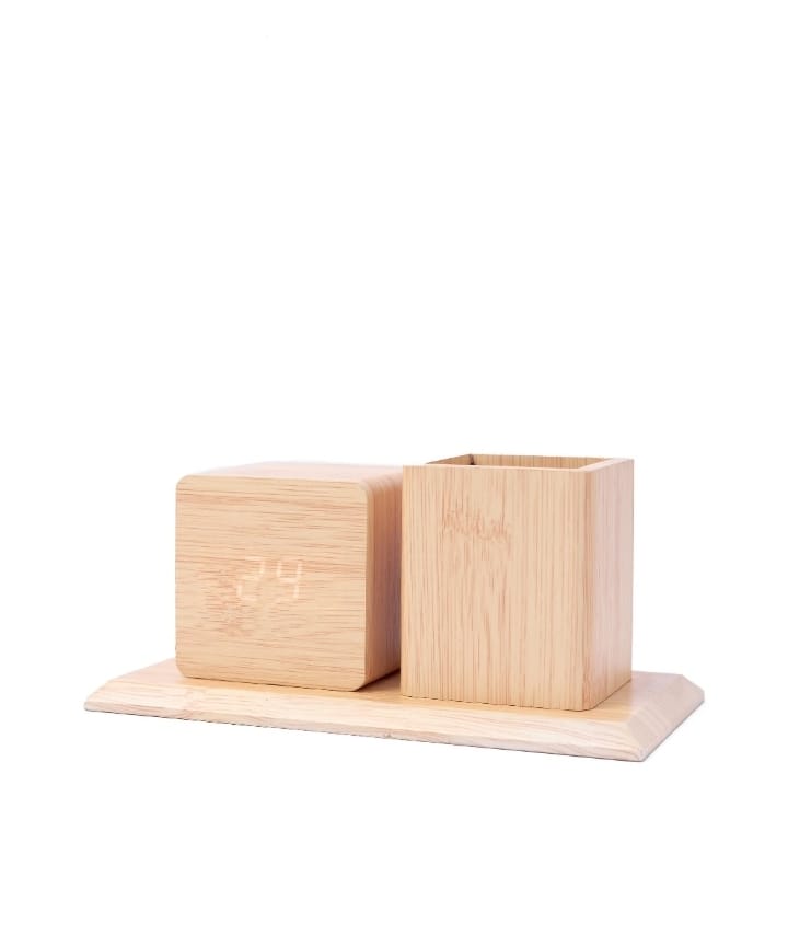 Lancoon Digital Alarm Clock & Desk Organizer