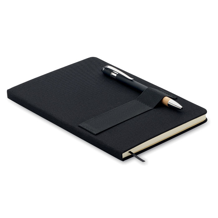 Nota A5 RPET hard cover notebook.