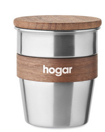 Walnut Single Wall Tumbler 350 ml.