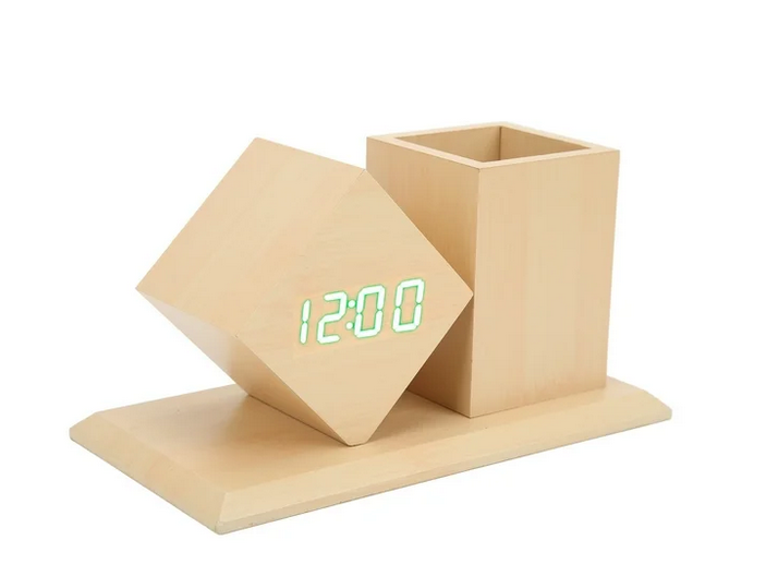 Lancoon Digital Alarm Clock & Desk Organizer