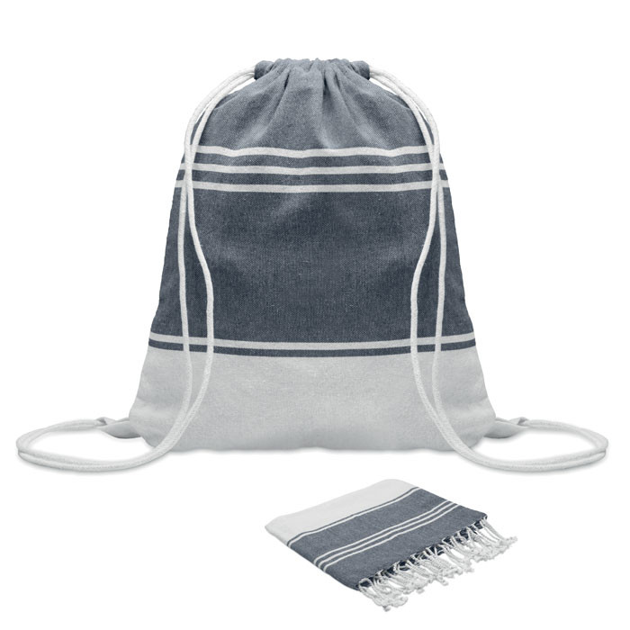Hammam Beach Towel & Drawstring Bag