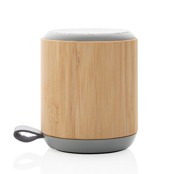 Bamboo and fabric 3W wireless speaker