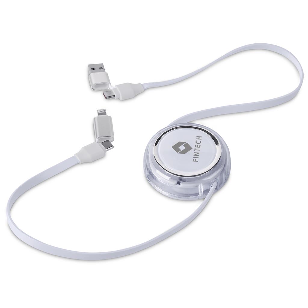 Swiss Cougar Luanda 4-in-1 Retractable Fast Charge 240W PD Cable