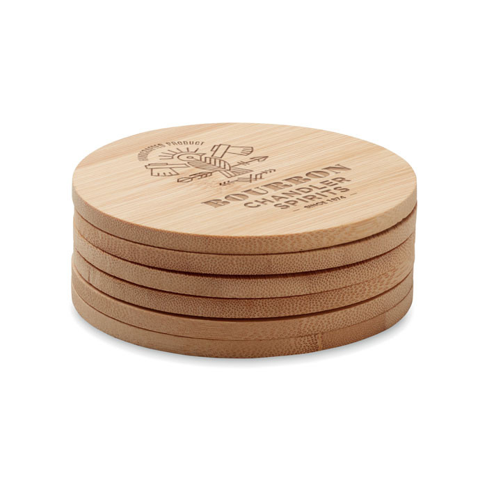 Bayin Bamboo Coasters Set