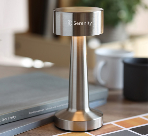 Hierluz Iron Table Lamp with 12 LED lights