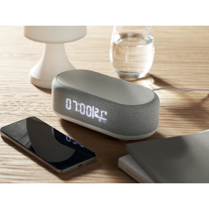 Tuono 4-in-1 charger: Speaker, Weather & Light.