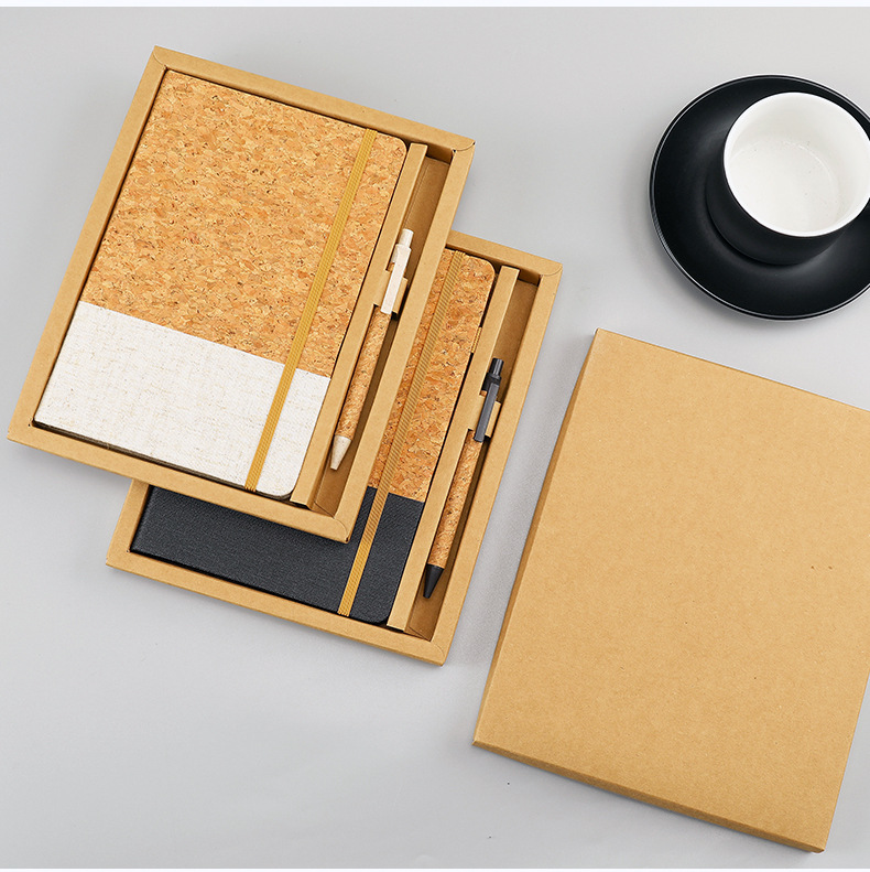 Kumisa Cork Hardcover Notebook-Pen Set
